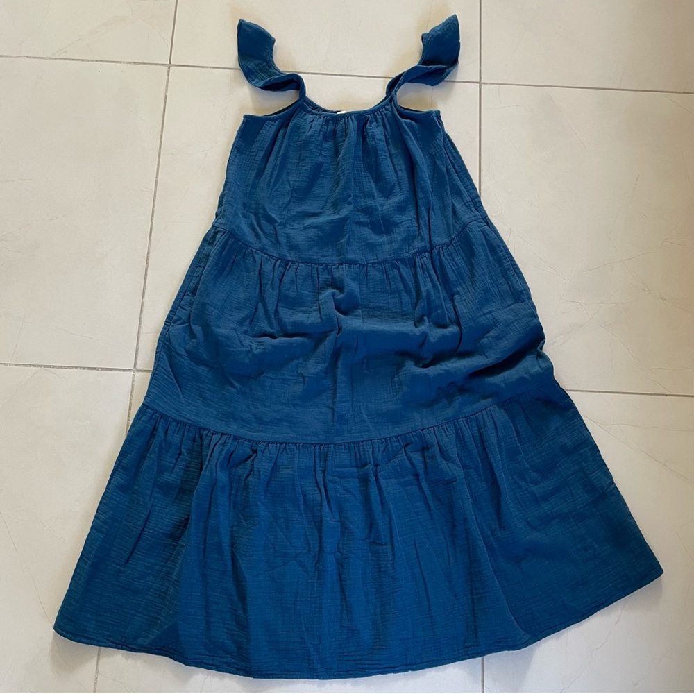 J. Crew Blue Midi Dress NWT